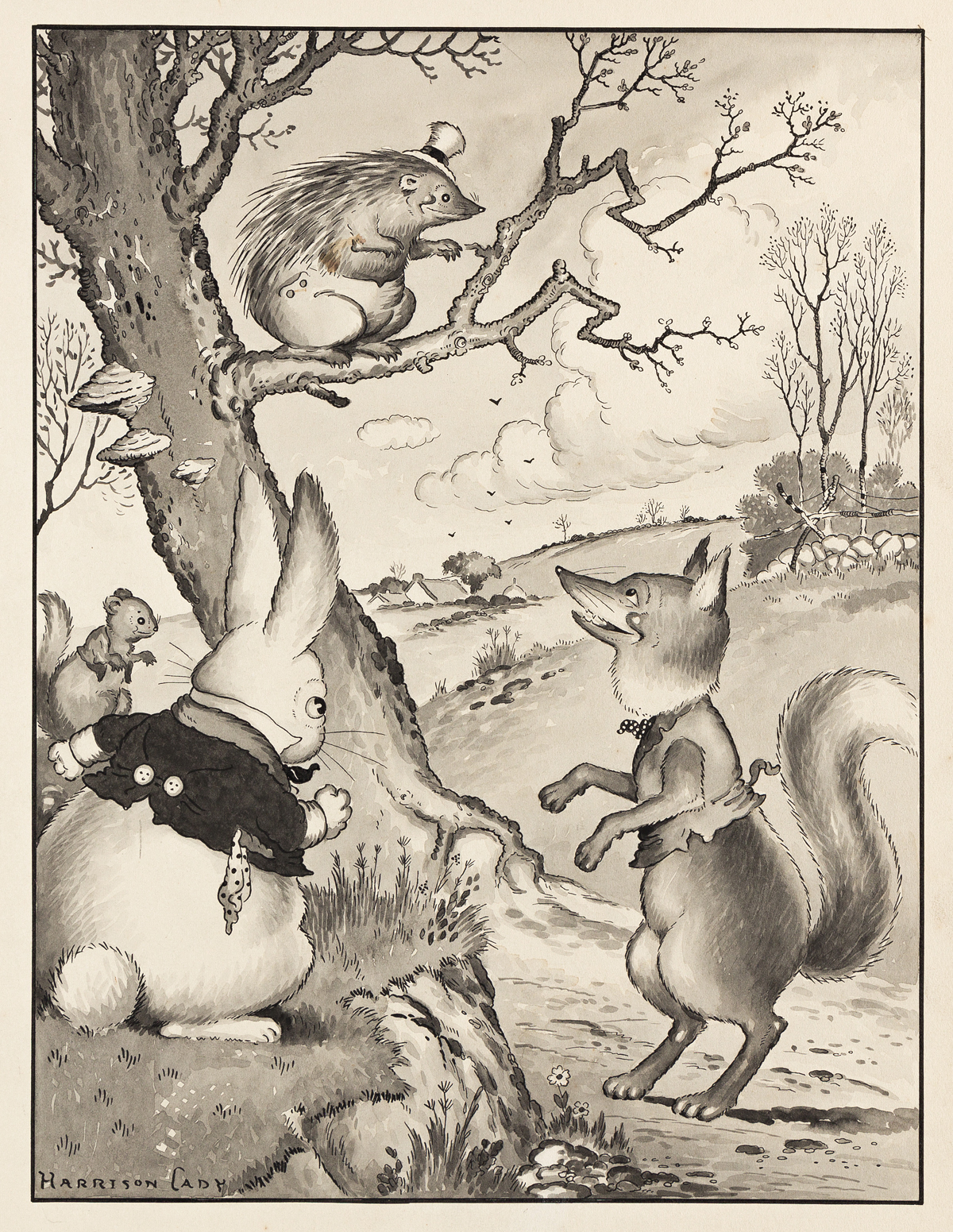 HARRISON CADY (1877-1970) Pooh! exclaimed Reddy Fox. Whos afraid of that fellow? [CHILDRENS]